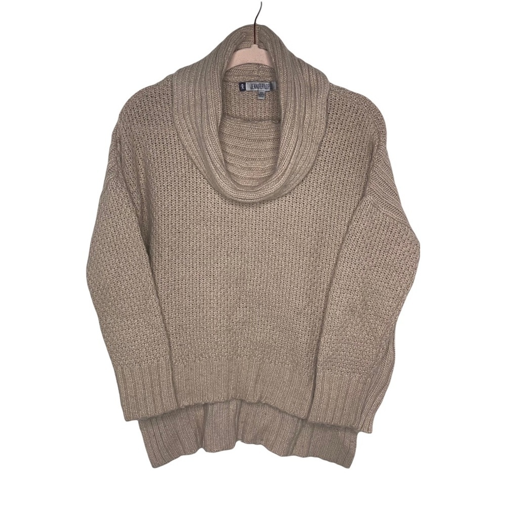 JENNIFER LOPEZ Pink Oversized Cowl Neck Sweater XS
